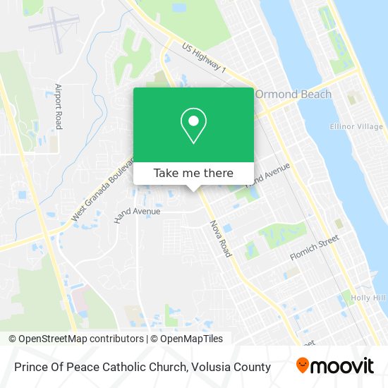 Prince Of Peace Catholic Church map