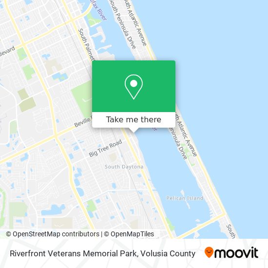 Riverfront Veterans Memorial Park map