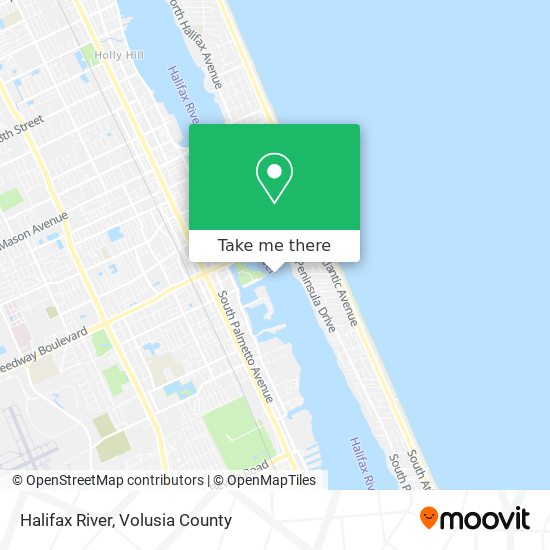 Mapa de Halifax River