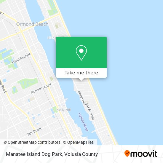 Manatee Island Dog Park map