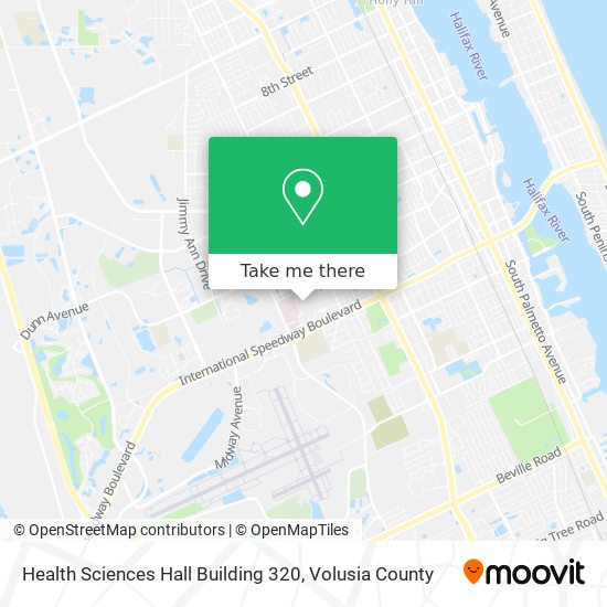Health Sciences Hall Building 320 map