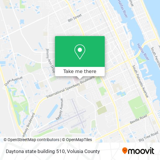 Mapa de Daytona state building 510