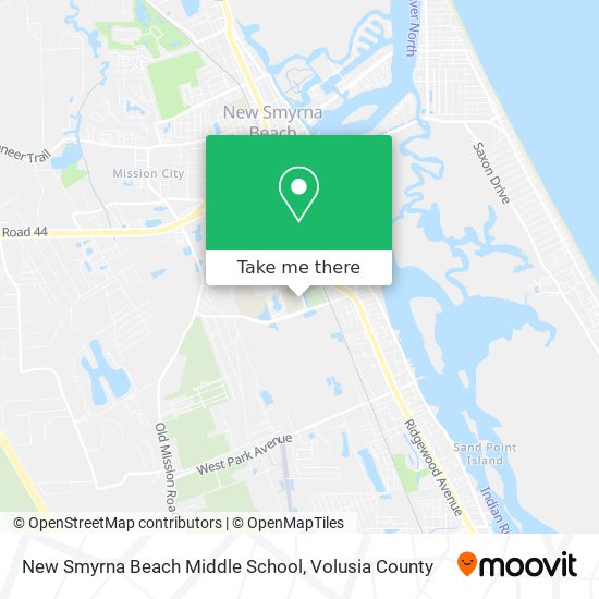 New Smyrna Beach Middle School map