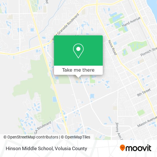 Mapa de Hinson Middle School