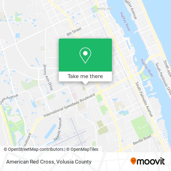American Red Cross map