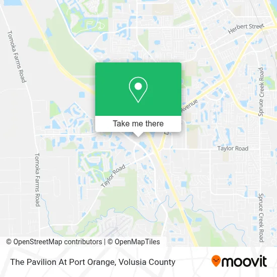 The Pavilion At Port Orange map