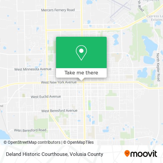 Deland Historic Courthouse map