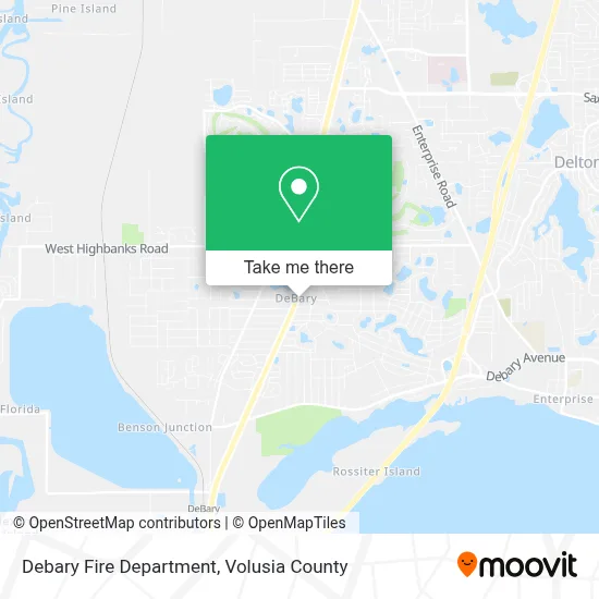 Debary Fire Department map