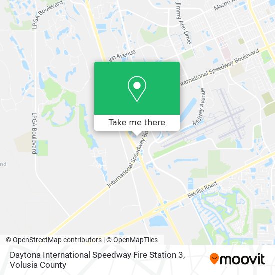 Mapa de Daytona International Speedway Fire Station 3