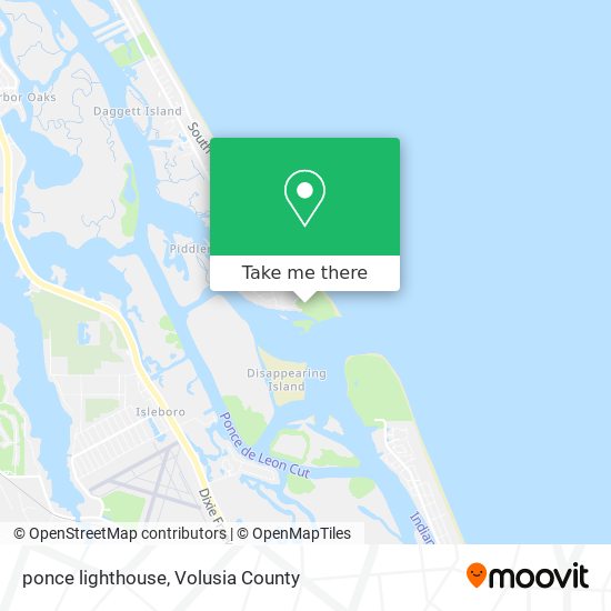 ponce lighthouse map
