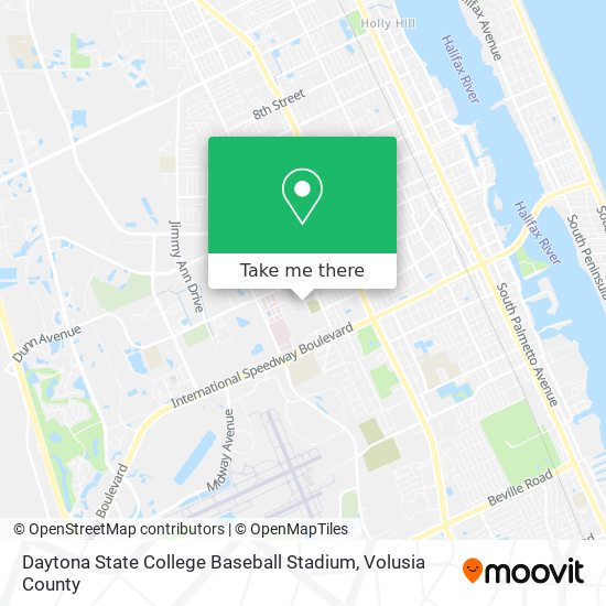 Daytona State College Baseball Stadium map