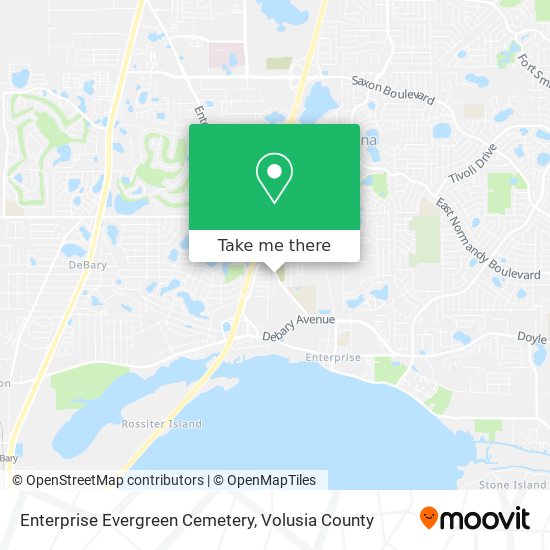 Mapa de Enterprise Evergreen Cemetery