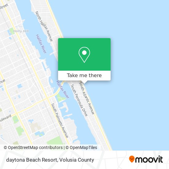 daytona Beach Resort map