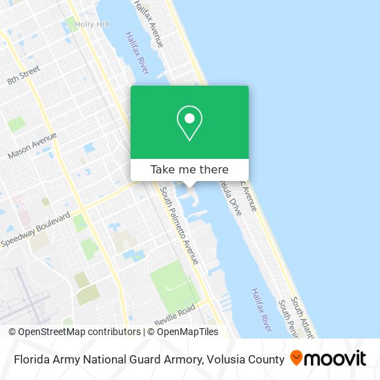 Mapa de Florida Army National Guard Armory