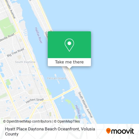 Hyatt Place Daytona Beach Oceanfront map