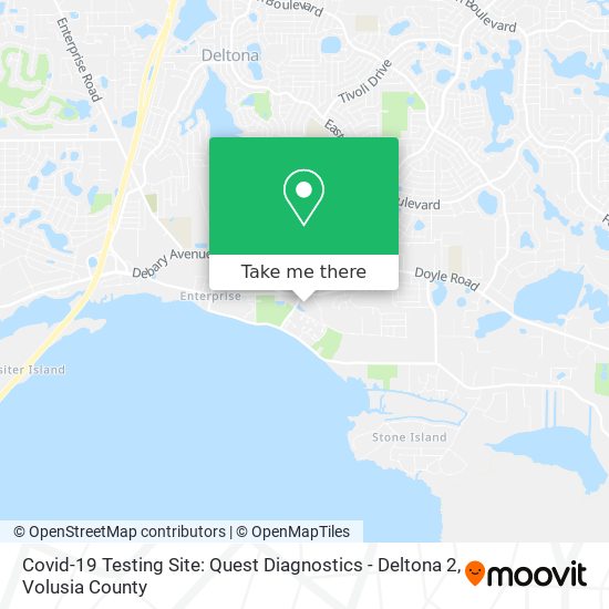 Mapa de Covid-19 Testing Site: Quest Diagnostics - Deltona 2