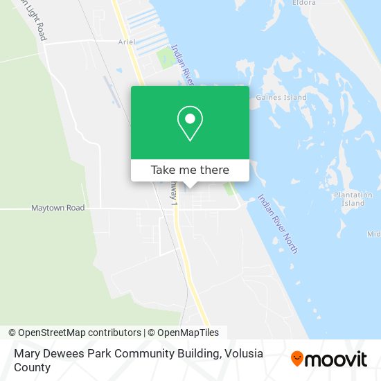 Mapa de Mary Dewees Park Community Building