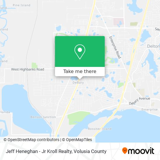 Jeff Heneghan - Jr Kroll Realty map