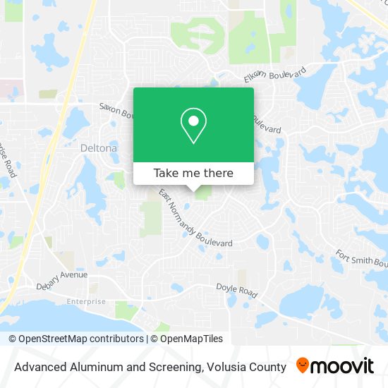 Mapa de Advanced Aluminum and Screening