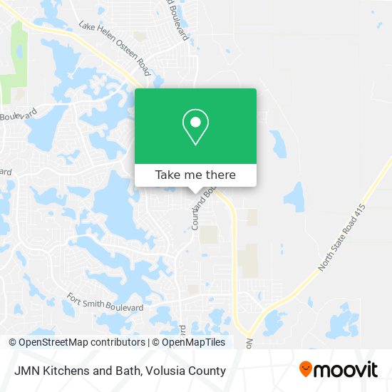 JMN Kitchens and Bath map