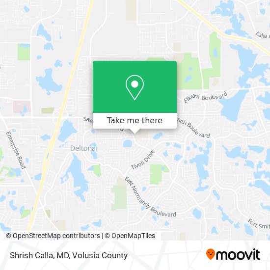 Mapa de Shrish Calla, MD