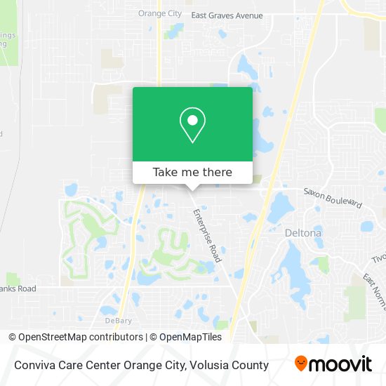 Conviva Care Center Orange City map