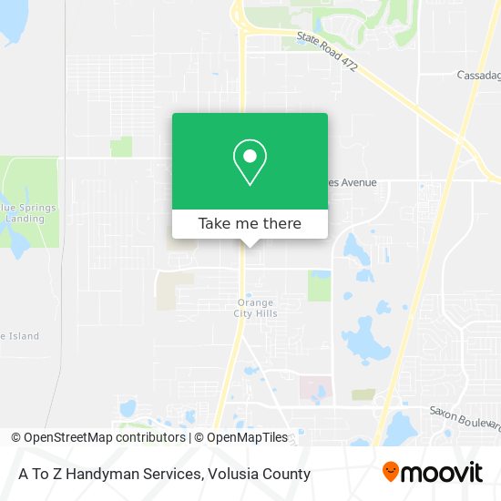 Mapa de A To Z Handyman Services