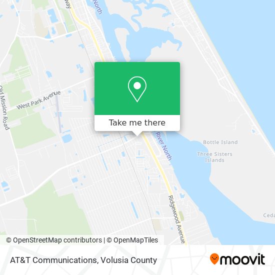 AT&T Communications map