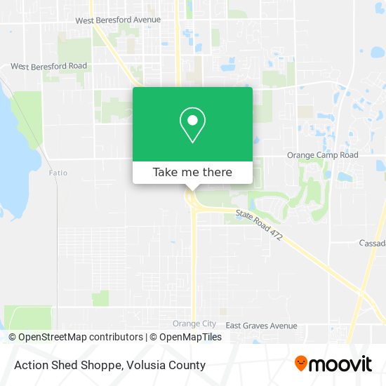 Action Shed Shoppe map