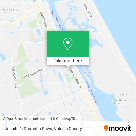 Jennifer's Dramatic Paws map