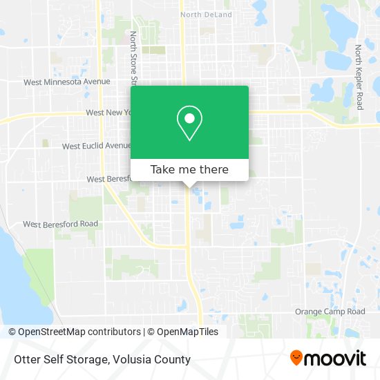 Otter Self Storage map