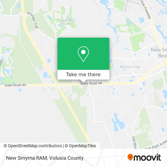 Mapa de New Smyrna RAM
