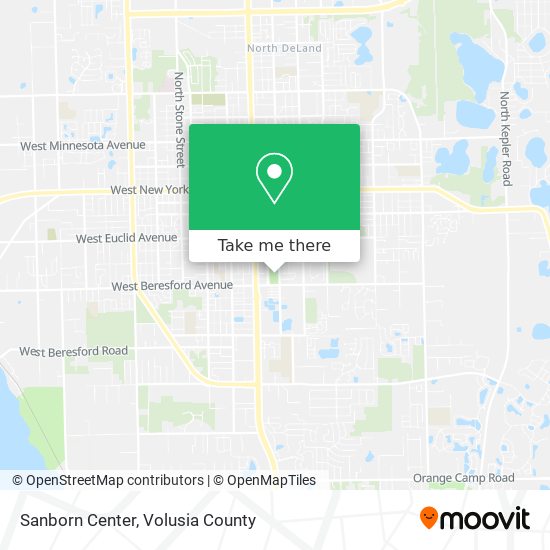 Sanborn Center map