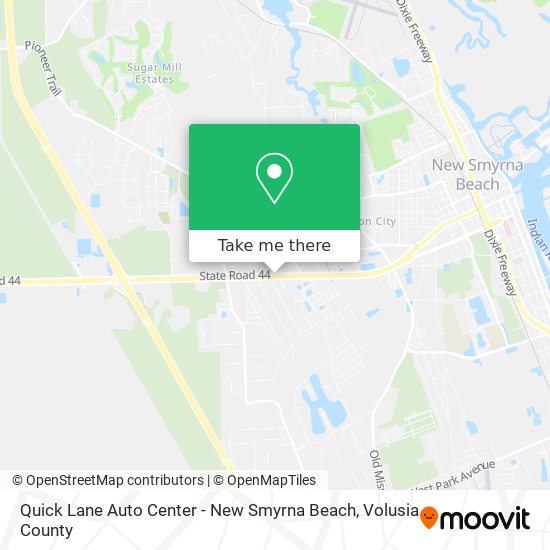 Mapa de Quick Lane Auto Center - New Smyrna Beach