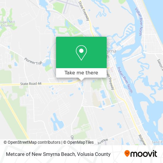 Mapa de Metcare of New Smyrna Beach