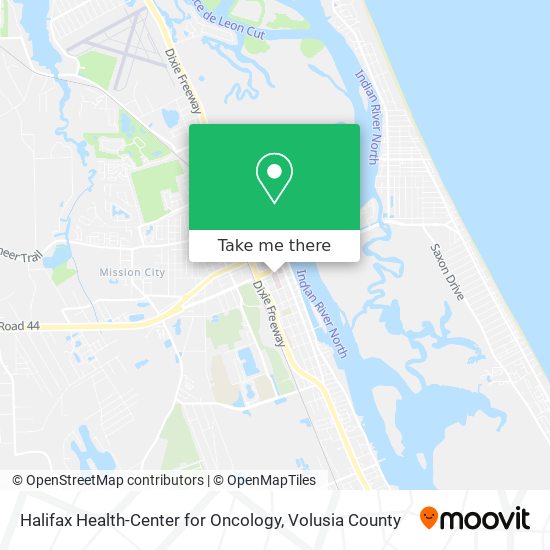 Halifax Health-Center for Oncology map