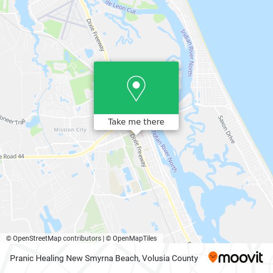 Pranic Healing New Smyrna Beach map