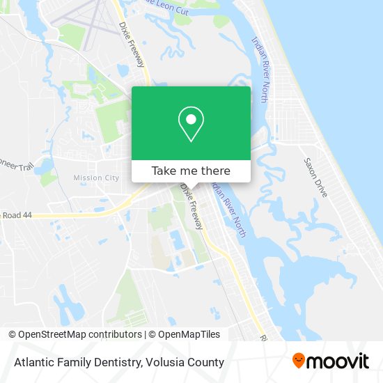 Atlantic Family Dentistry map