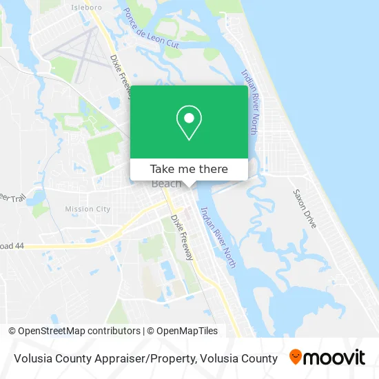 Volusia County Appraiser / Property map