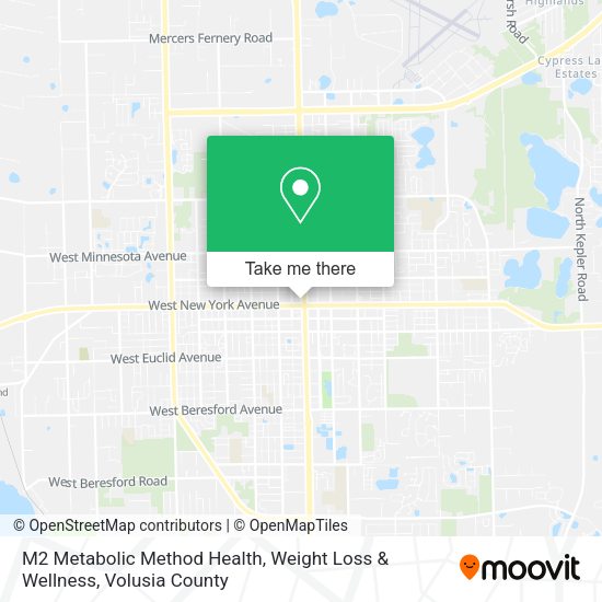 Mapa de M2 Metabolic Method Health, Weight Loss & Wellness
