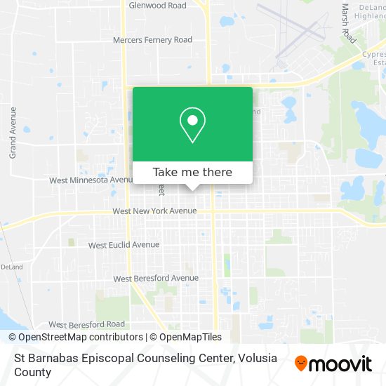 Mapa de St Barnabas Episcopal Counseling Center