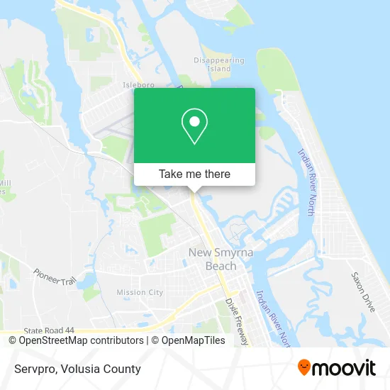 Servpro map