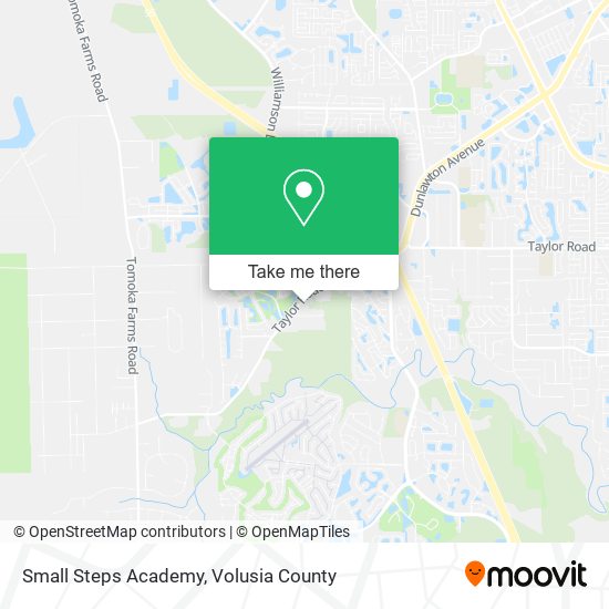 Small Steps Academy map