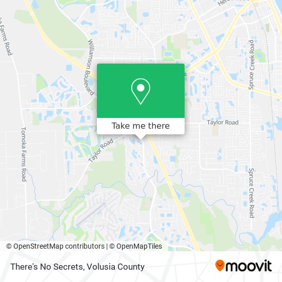 There's No Secrets map
