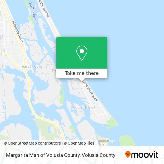 Mapa de Margarita Man of Volusia County