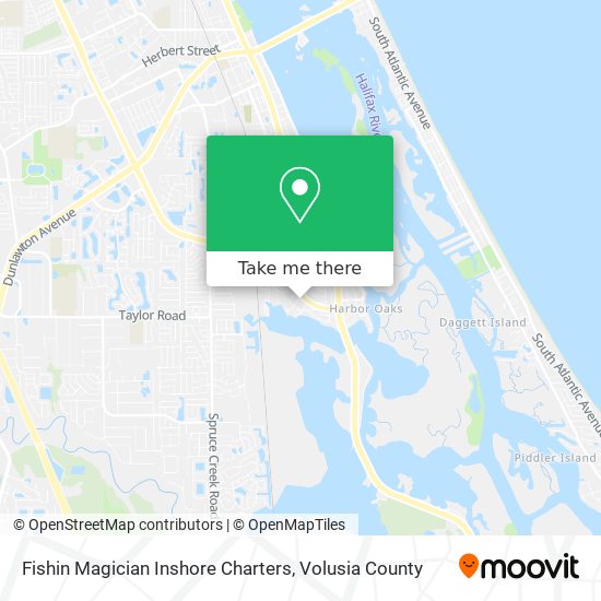 Fishin Magician Inshore Charters map