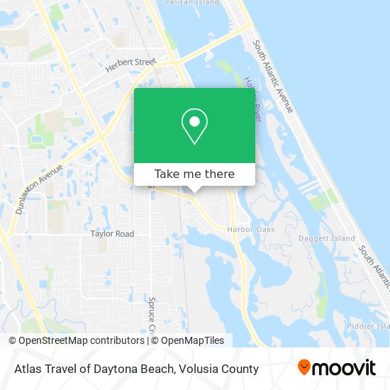 Atlas Travel of Daytona Beach map
