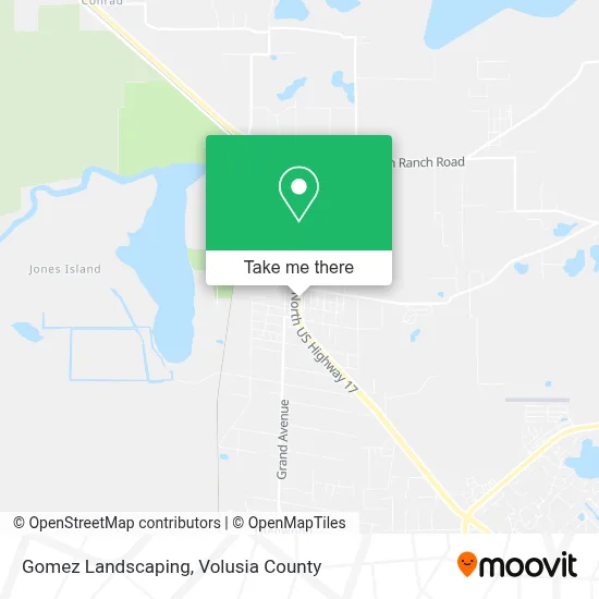 Gomez Landscaping map