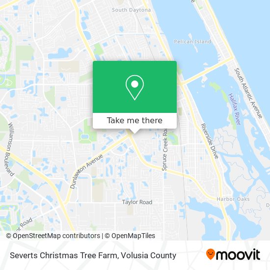 Mapa de Severts Christmas Tree Farm