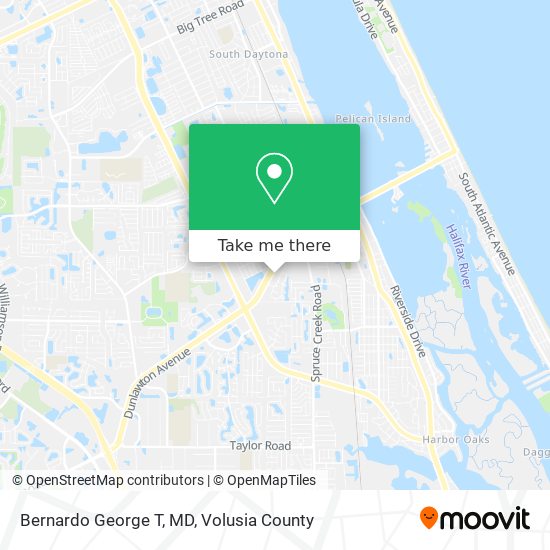Bernardo George T, MD map